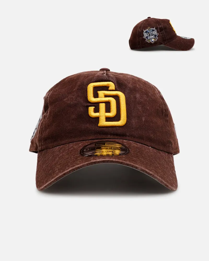 New Era San Diego Padres 'Washed Team Color' Unstructured 9Forty A-Frame Snapback Official Team Color 1