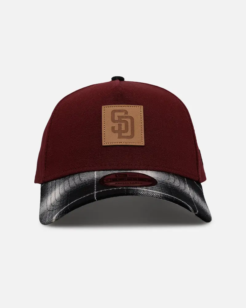 New Era San Diego Padres 'Workwear' 9Forty A-Frame Snapback Maroon 1