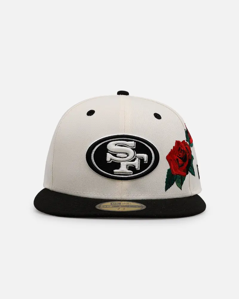 New Era San Francisco 49Ers 'Chrome Black Roses' 59Fifty Fitted Chrome/Black 1