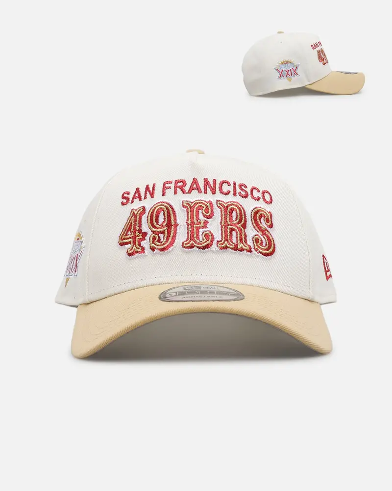 New Era San Francisco 49Ers 'Chrome Metallic Wordmark' 9Forty A-Frame Snapback Chrome 1