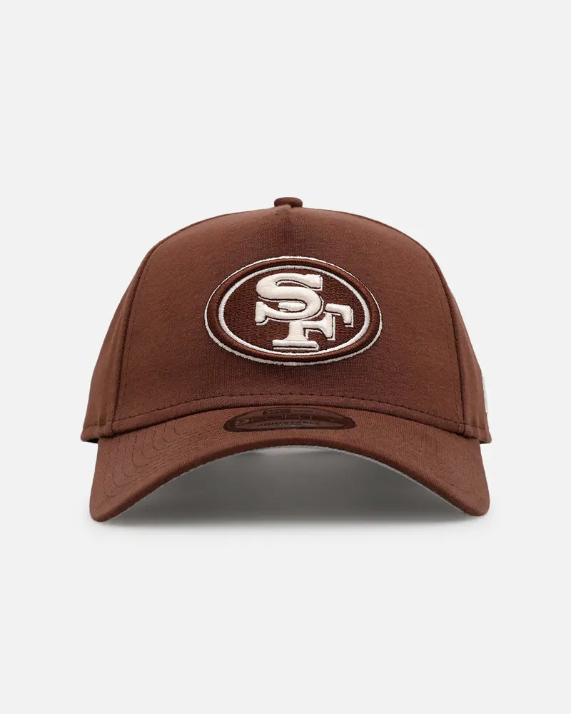 New Era San Francisco 49Ers 'Cozy 2.0' 9Forty A-Frame Strapback Brown 1