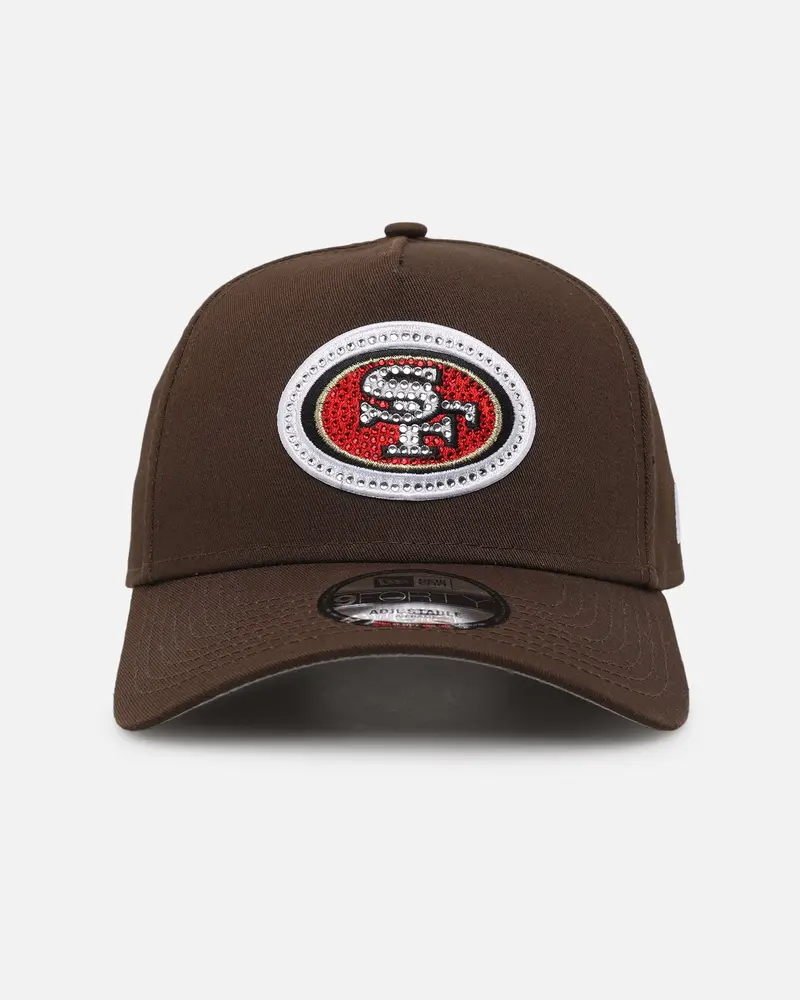 New Era San Francisco 49Ers 'Diamante' 9Forty A-Frame Snapback Walnut 1