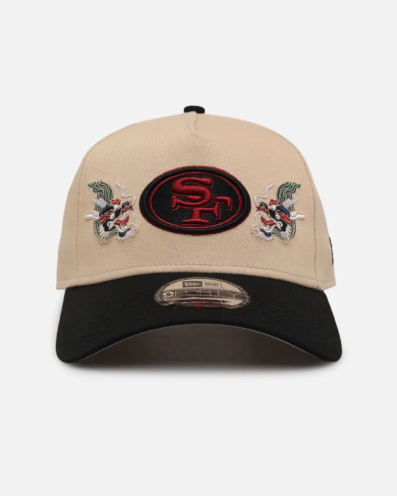 New Era San Francisco 49Ers 'Dragon Collection 2.0' 9Forty A-Frame Snapback Black/Oak 1