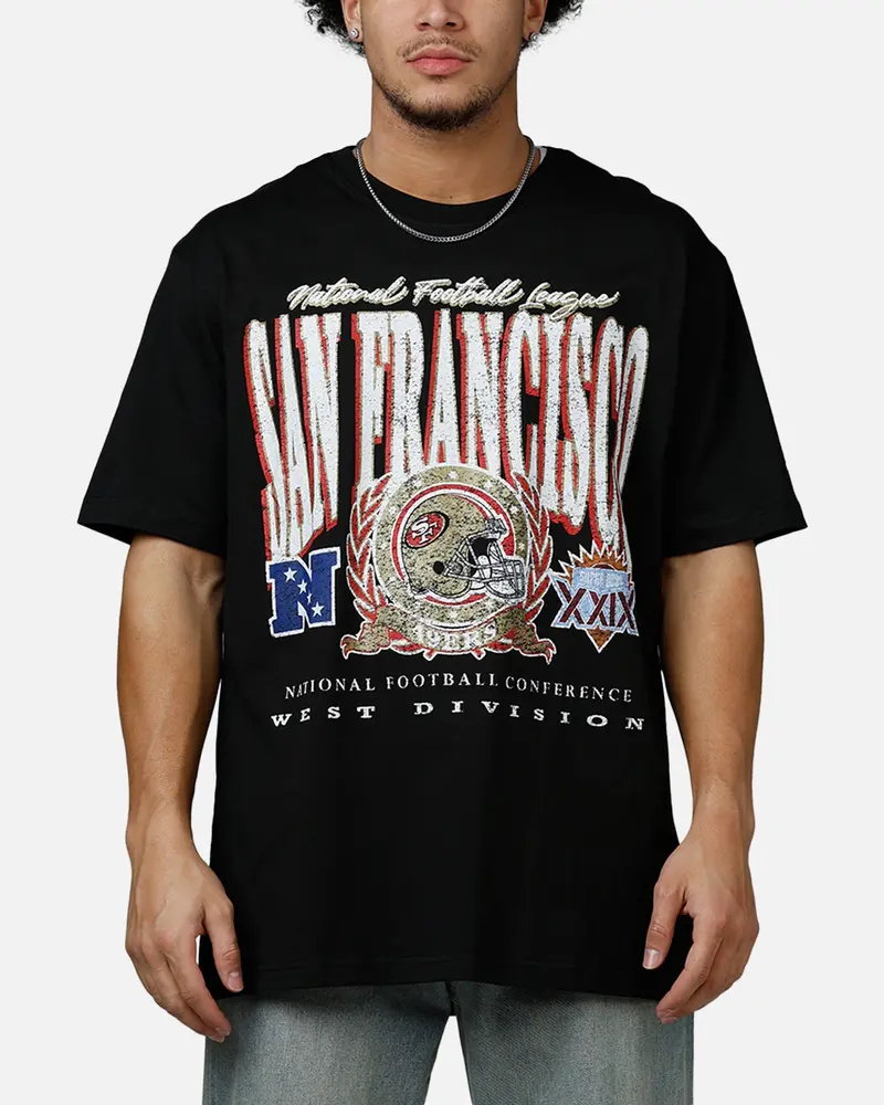 New Era San Francisco 49Ers Essentials Boxy T-Shirt Black 1