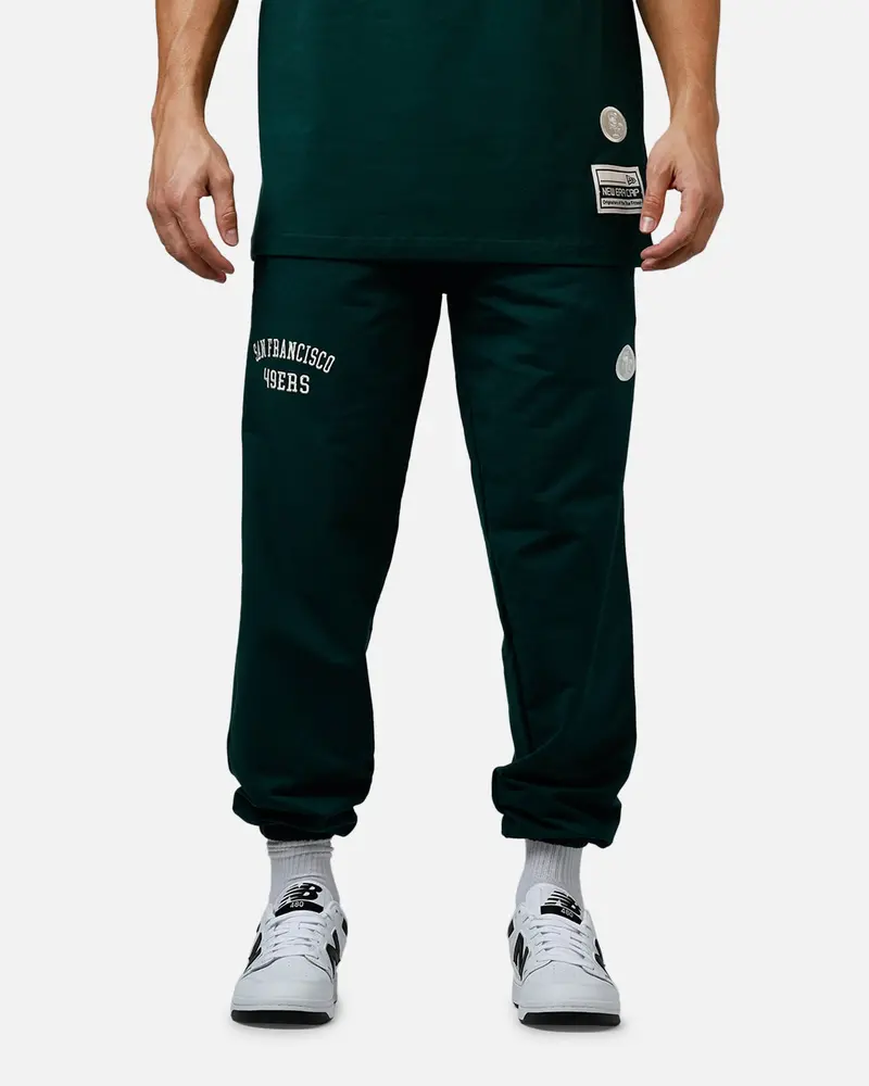 New Era San Francisco 49Ers Logo Select Sweat Pants Dark Green 1