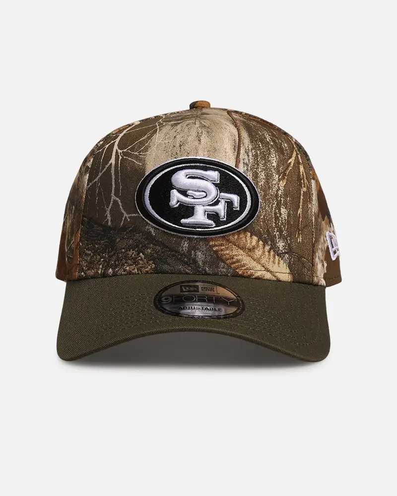 New Era San Francisco 49Ers 'Nfl Season Kick Off' 9Forty A-Frame Snapback Realtree/Olive 1