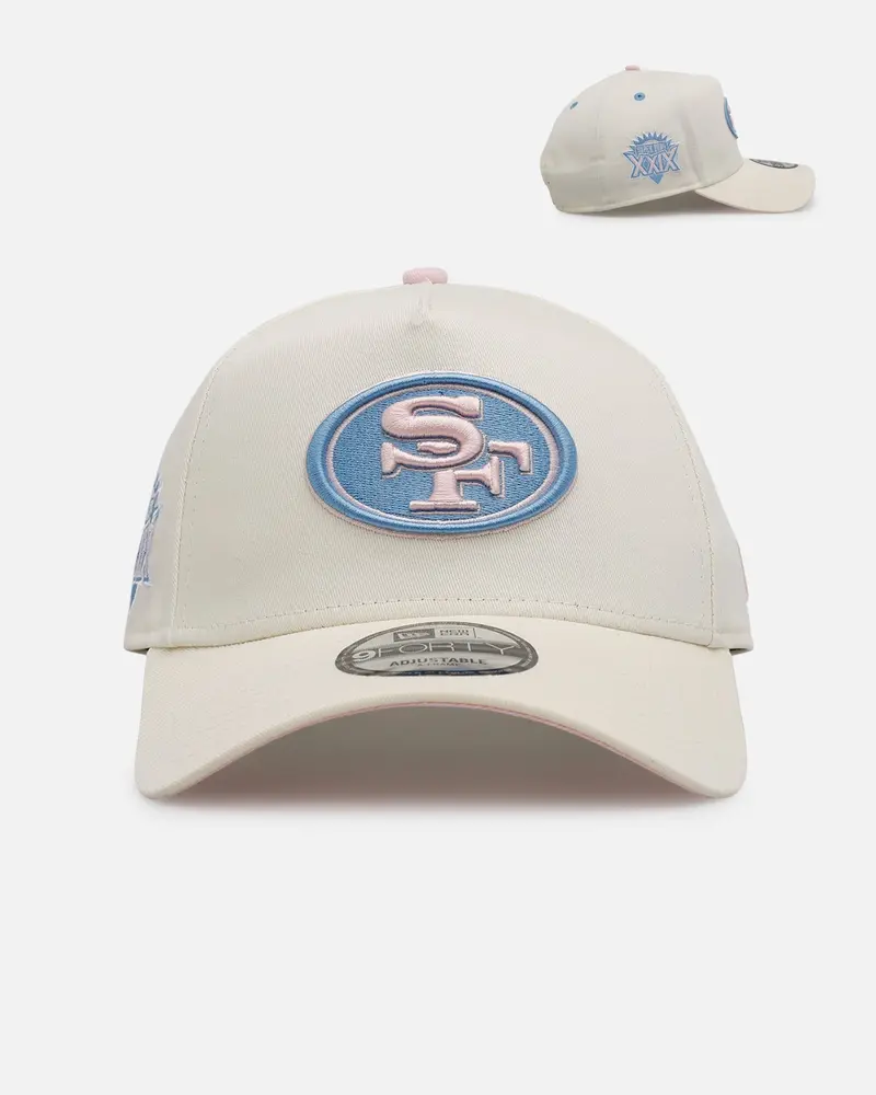 New Era San Francisco 49Ers 'Pastel' 9Forty A-Frame Snapback Chrome White 1