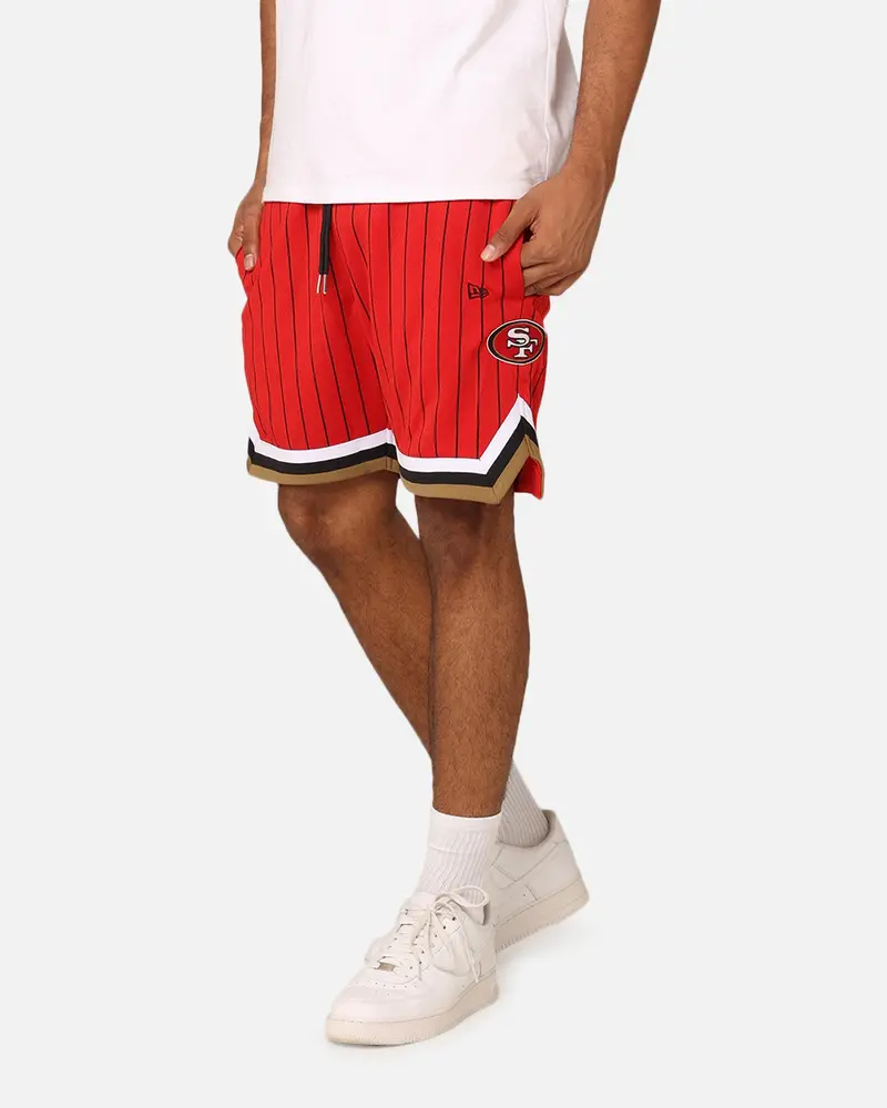 New Era San Francisco 49Ers Pinstripe Shorts Otc 1
