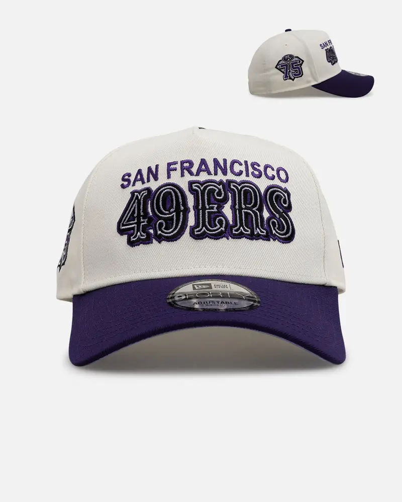 New Era San Francisco 49Ers 'Purple Haze 2.0' 9Forty A-Frame Snapback Chrome/Purple 1
