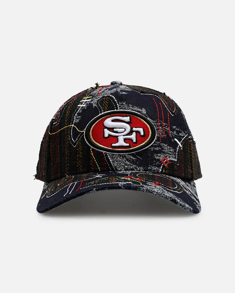 New Era San Francisco 49Ers 'Running Stitch' 9Forty A-Frame Snapback Multi 1