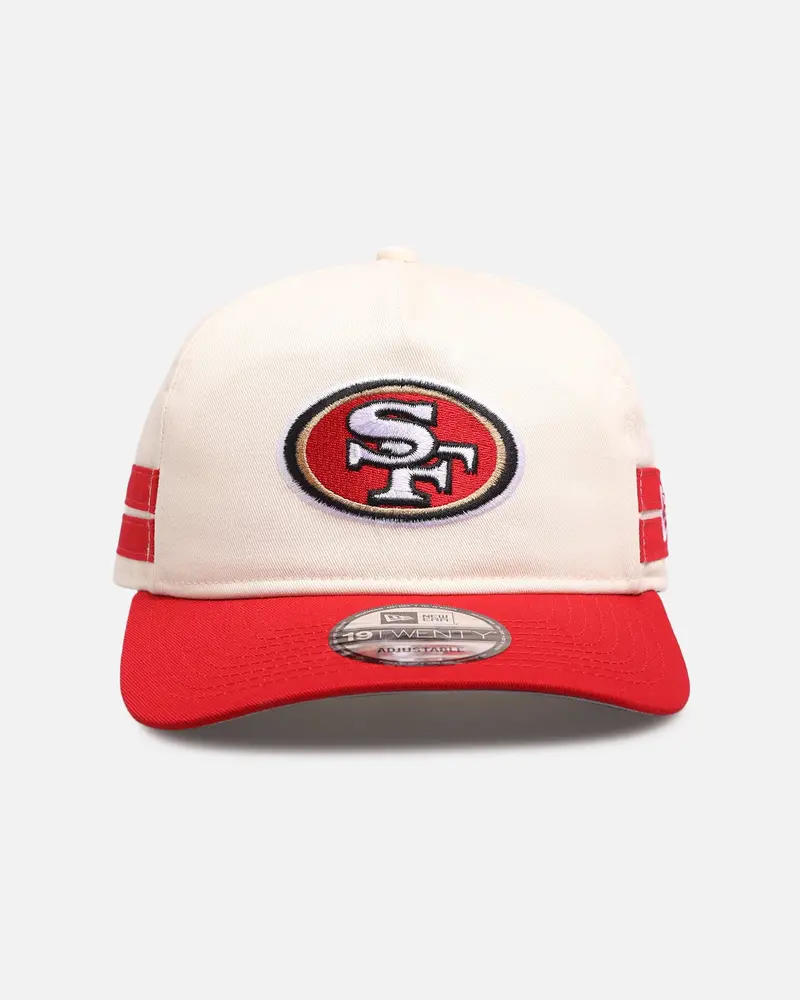 New Era San Francisco 49Ers 'Stripe' 19Twenty Snapback Chrome/Official Team Color 1
