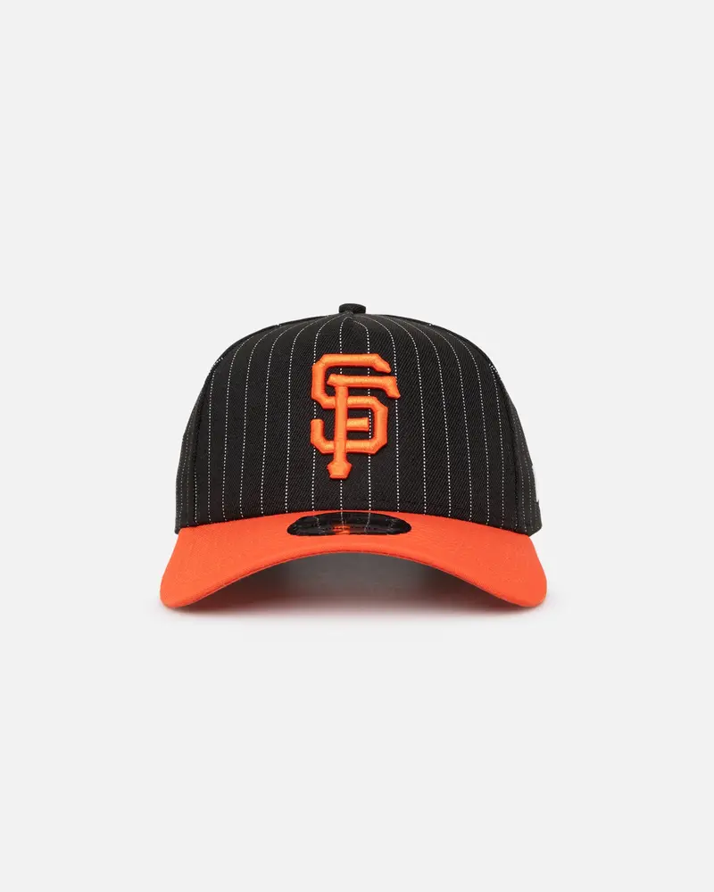 New Era San Francisco Giants '2-Tone Pinstripe' 9Forty A-Frame Snapback Pinstripe 1