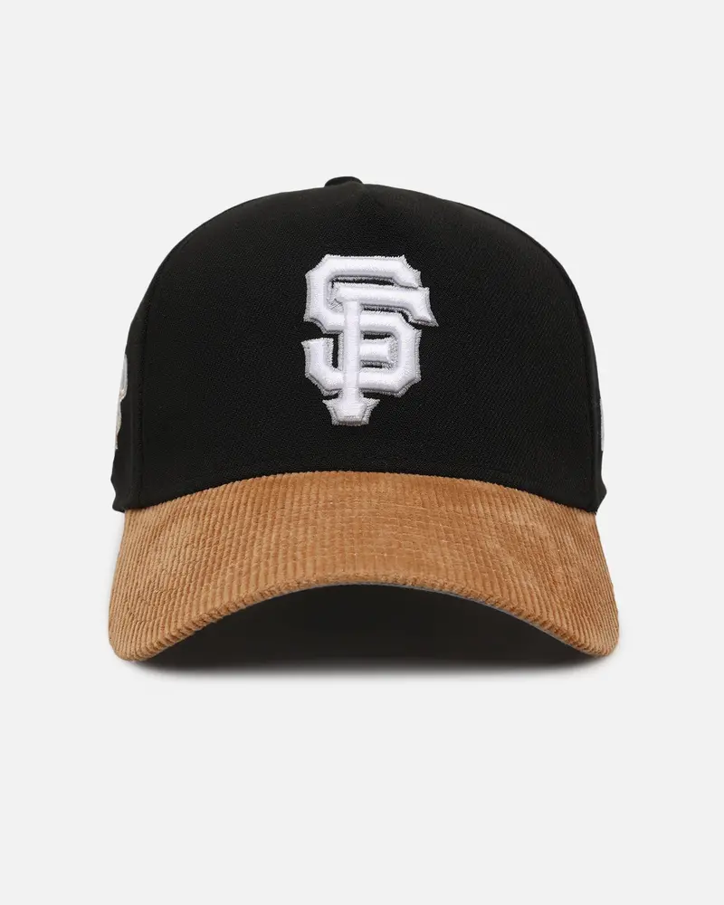 New Era San Francisco Giants 'Black Wheat' 39Thirty A-Frame Stretch Fit Black/Wheat 1