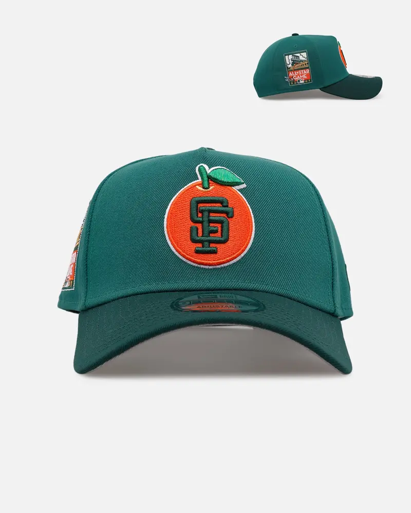 New Era San Francisco Giants 'Citrus 2.0' 9Forty A-Frame Snapback Dark Green/Orange 1