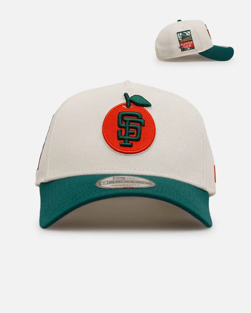New Era San Francisco Giants 'Citrus' 9Forty A-Frame Snapback Chrome/Green/Orange 1