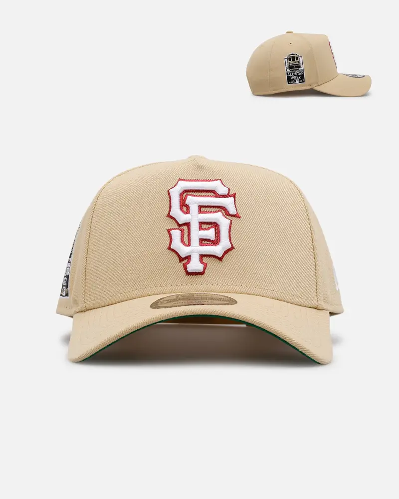 New Era San Francisco Giants 'Crossover' 9Forty A-Frame Snapback Gold 1