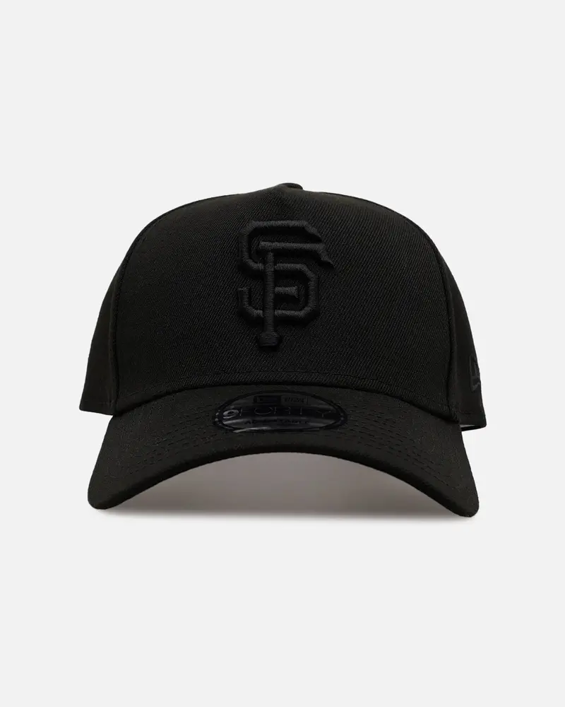 New Era San Francisco Giants 'Easy Black' 9Forty A-Frame Snapback Black/Black 1