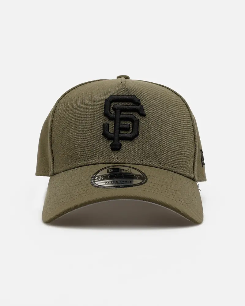 New Era San Francisco Giants 'Easy Olive' 9Forty A-Frame Snapback Olive 1