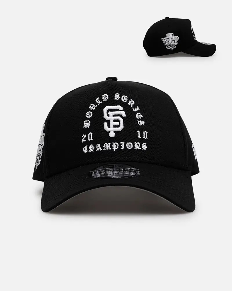 New Era San Francisco Giants 'Gothic Arch 2.0' 9Forty A-Frame Snapback Black/White 1