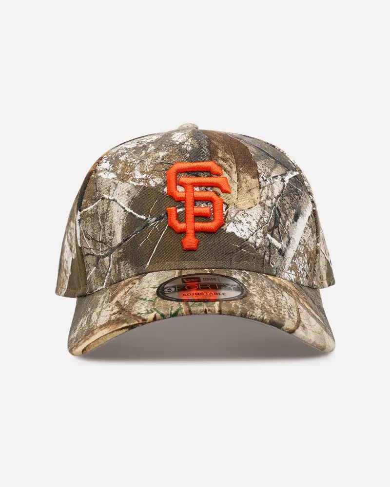 New Era San Francisco Giants 'Great Outdoors Part Ii' 9Forty A-Frame Snapback Real Tree Camo 1