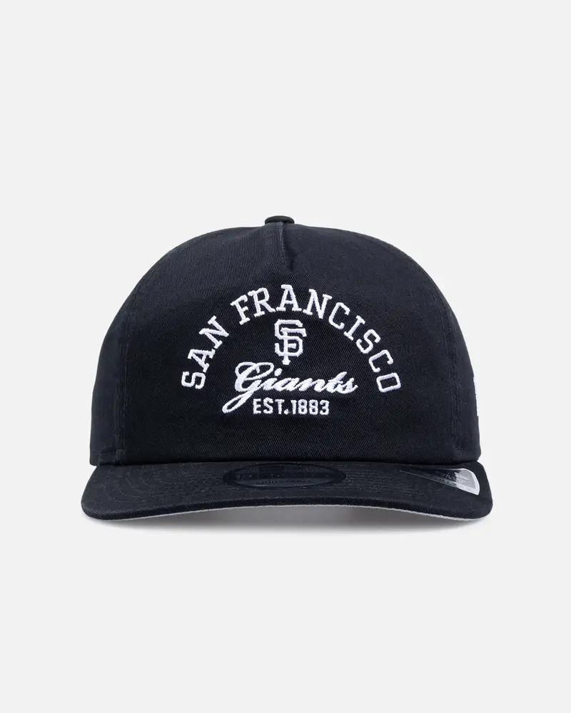 New Era San Francisco Giants 'Mlb Stacked Logo' 19Twenty Snapback Black 1