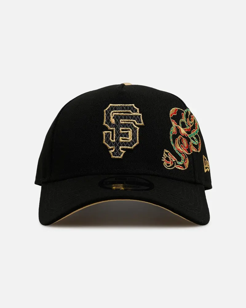 New Era San Francisco Giants 'Year Of The Snake' 9Forty A-Frame Snapback Black/Gold 1