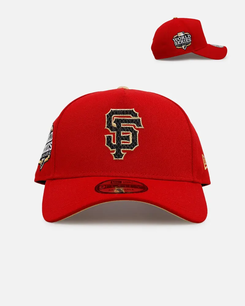 New Era San Francisco Giants 'Year Of The Snake' 9Forty A-Frame Snapback Red/Gold 1