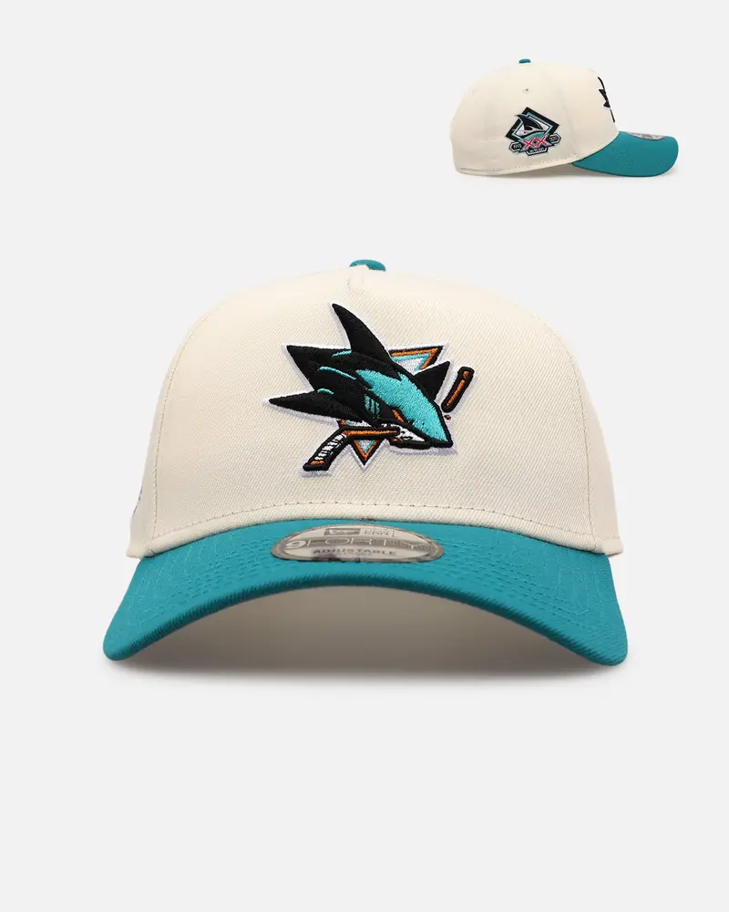 New Era San Jose Sharks 'Team Color Visor' 9Forty A-Frame Snapback Chrome/Official Team Color 1
