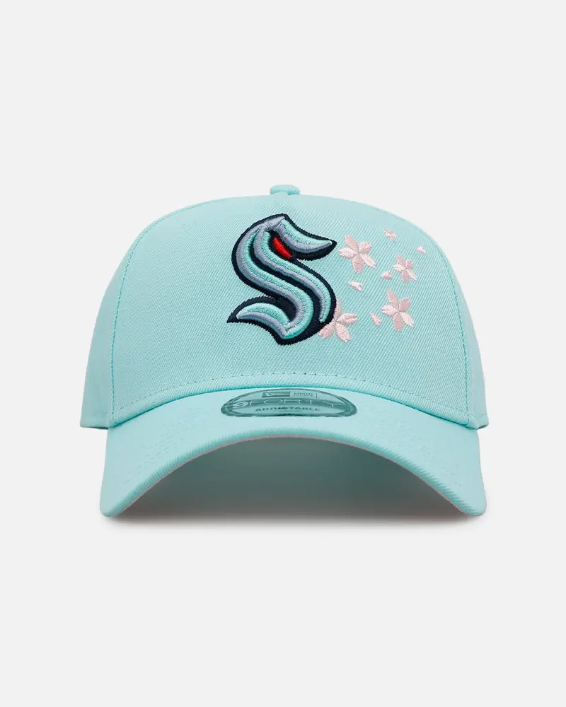 New Era Seattle Kraken 'Cherry Blossoms' 9Forty A-Frame Snapback Official Team Color 1