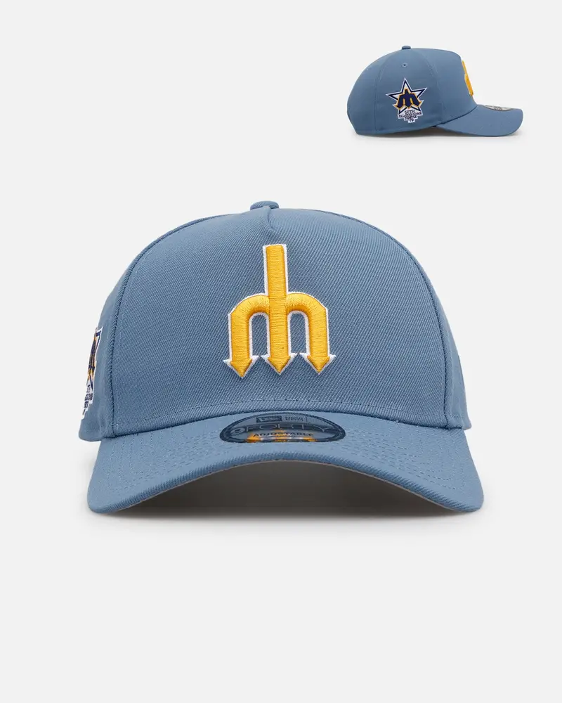New Era Seattle Mariners 'Faded Blue' 9Forty A-Frame Snapback Faded Blue 1