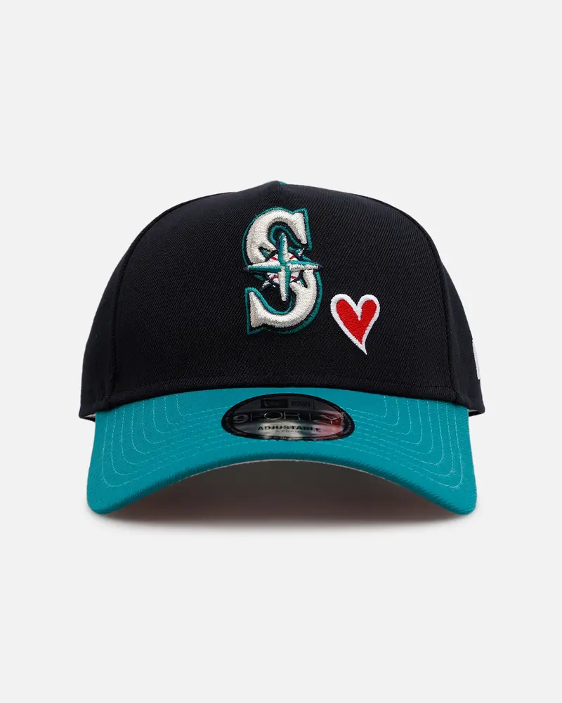 New Era Seattle Mariners 'Team Color Hearts' 9Forty A-Frame Snapback Official Team Color 1