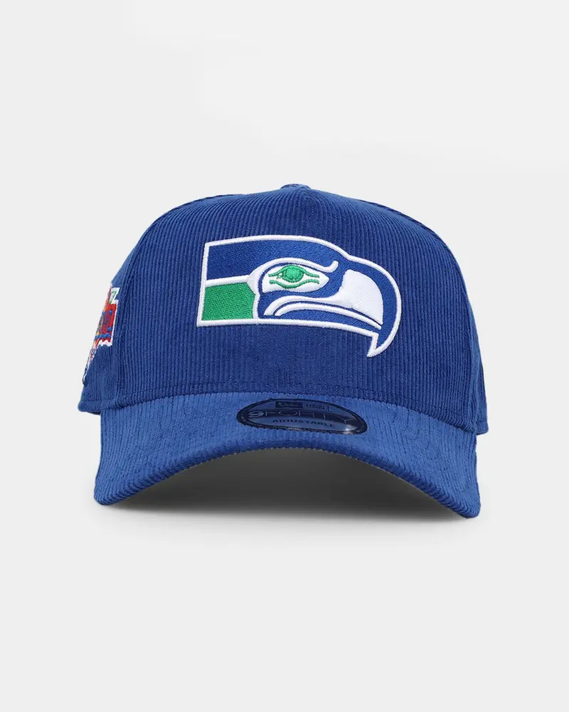 New Era Seattle Seahawks 'Nfl Season Kick Off' Corduroy 9Forty A-Frame Snapback Blue/Otc 1