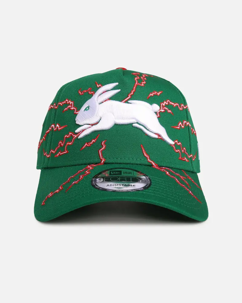New Era South Sydney Rabbitohs 'Nrl Electric' 9Forty A-Frame Snapback Official Team Colour 1