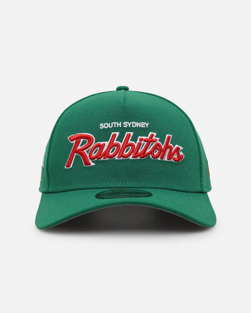 New Era South Sydney Rabbitohs 'Nrl Las Vegas 2024' 9Forty A-Frame Snapback Green 1