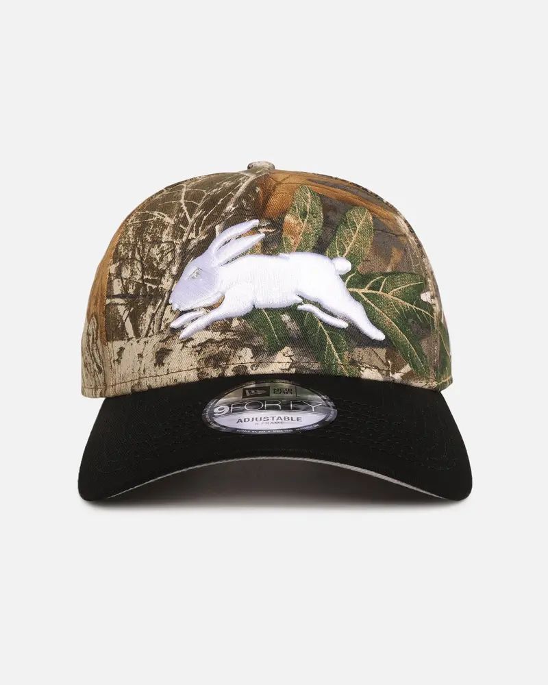 New Era South Sydney Rabbitohs 'Nrl Real Tree' 9Forty A-Frame Snapback Real Tree Camo 1