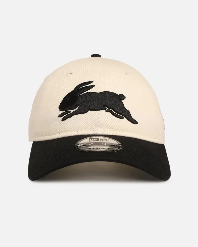 New Era South Sydney Rabbitohs 'Nrl Two Tone' 9Twenty Strapback Chrome White/Black 1
