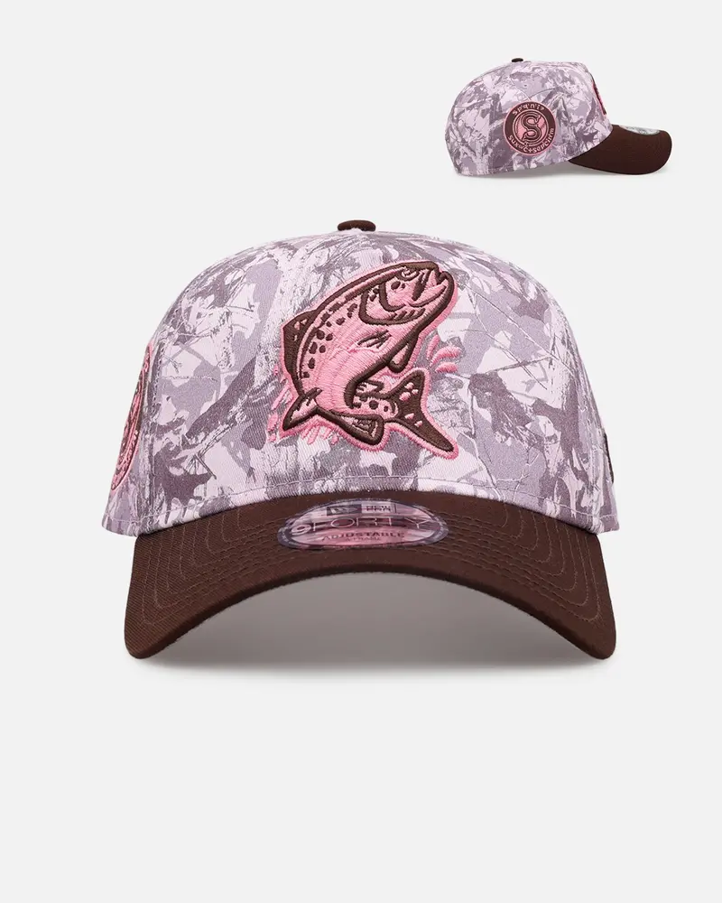 New Era Spokane Indians 'Pink Tree Camo' 9Forty A-Frame Snapback Pink 1