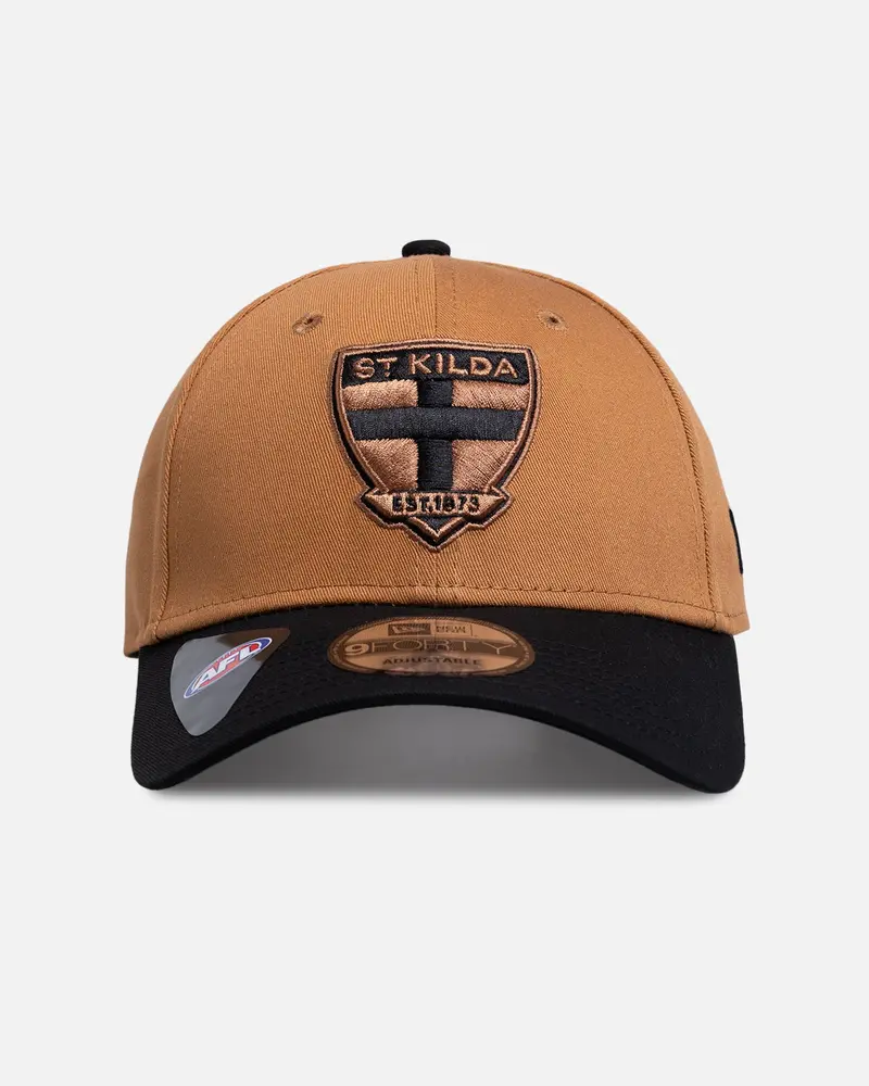 New Era St Kilda Saints 'Afl 2026' 9Forty Strapback Med Beige 1