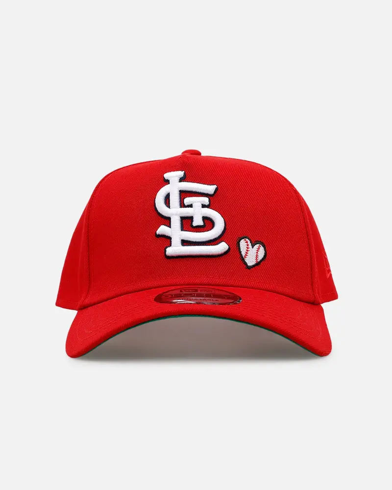 New Era St. Louis Cardinals 'Baseball Hearts' 9Forty A-Frame Snapback Official Team Color 1