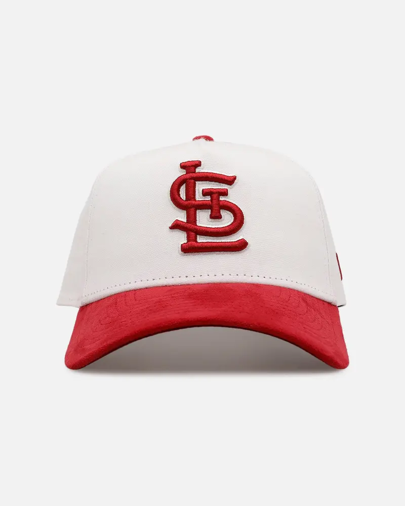 New Era St. Louis Cardinals 'Cardinal Suede' 9Forty A-Frame Snapback Cardinal 1