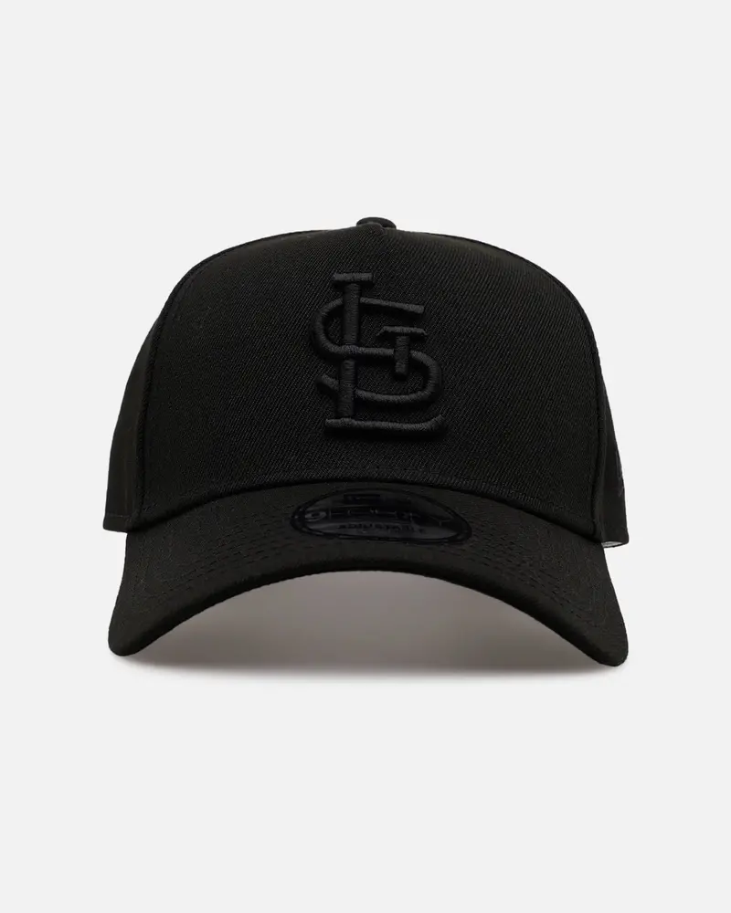 New Era St. Louis Cardinals 'Easy Black' 9Forty A-Frame Snapback Black/Black 1