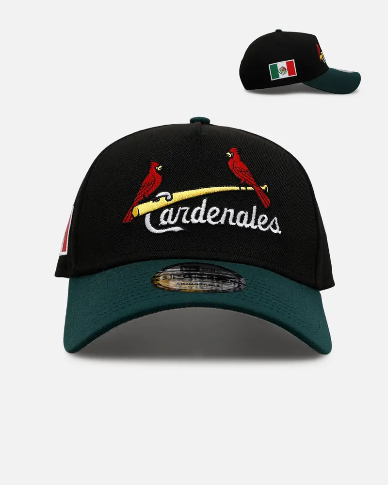 New Era St. Louis Cardinals 'Mexican Independence Day 2.0' 9Forty A-Frame Snapback Black/Green 1
