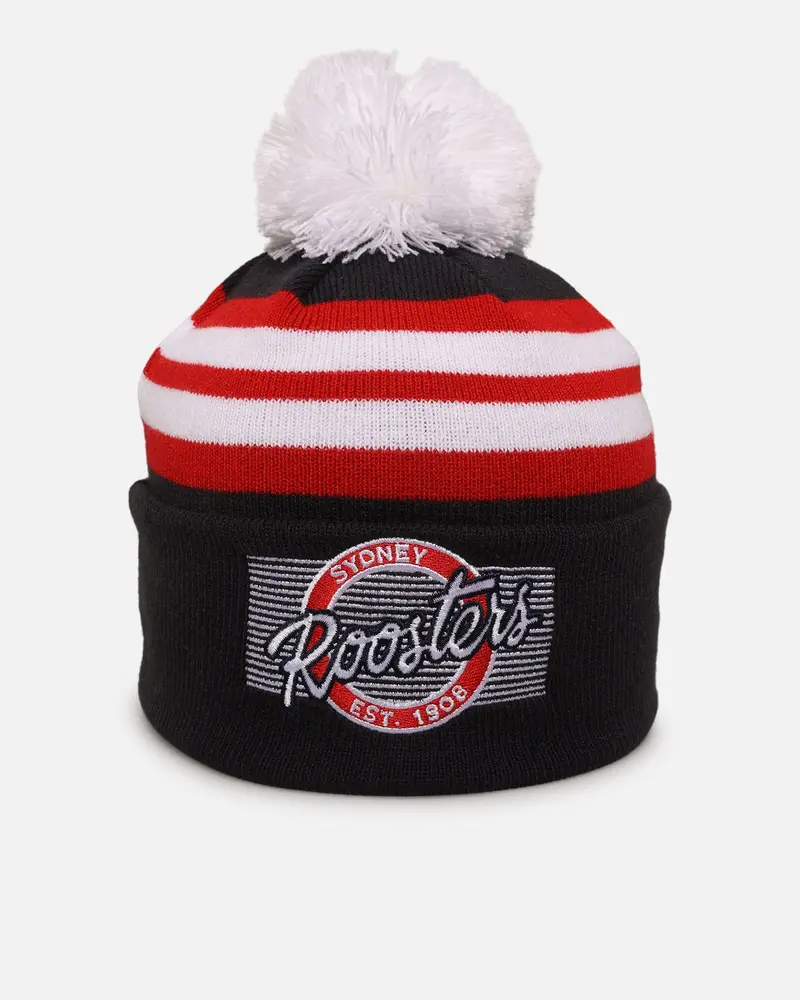 New Era Sydney Roosters 'Nrl 2025 Collection' Knitted Badged Beanie Official Team Colour 1
