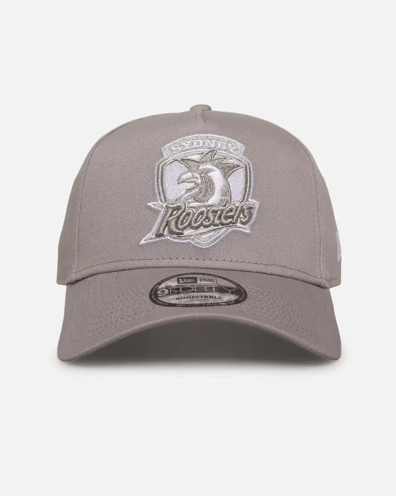 New Era Sydney Roosters 'Nrl Grey & White' 9Forty A-Frame Snapback Gray 1