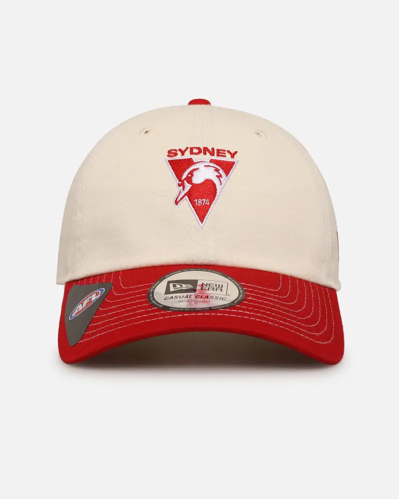 New Era Sydney Swans 'Afl 2025 2 Tone' Casual Classic Strapback Chrome White 1