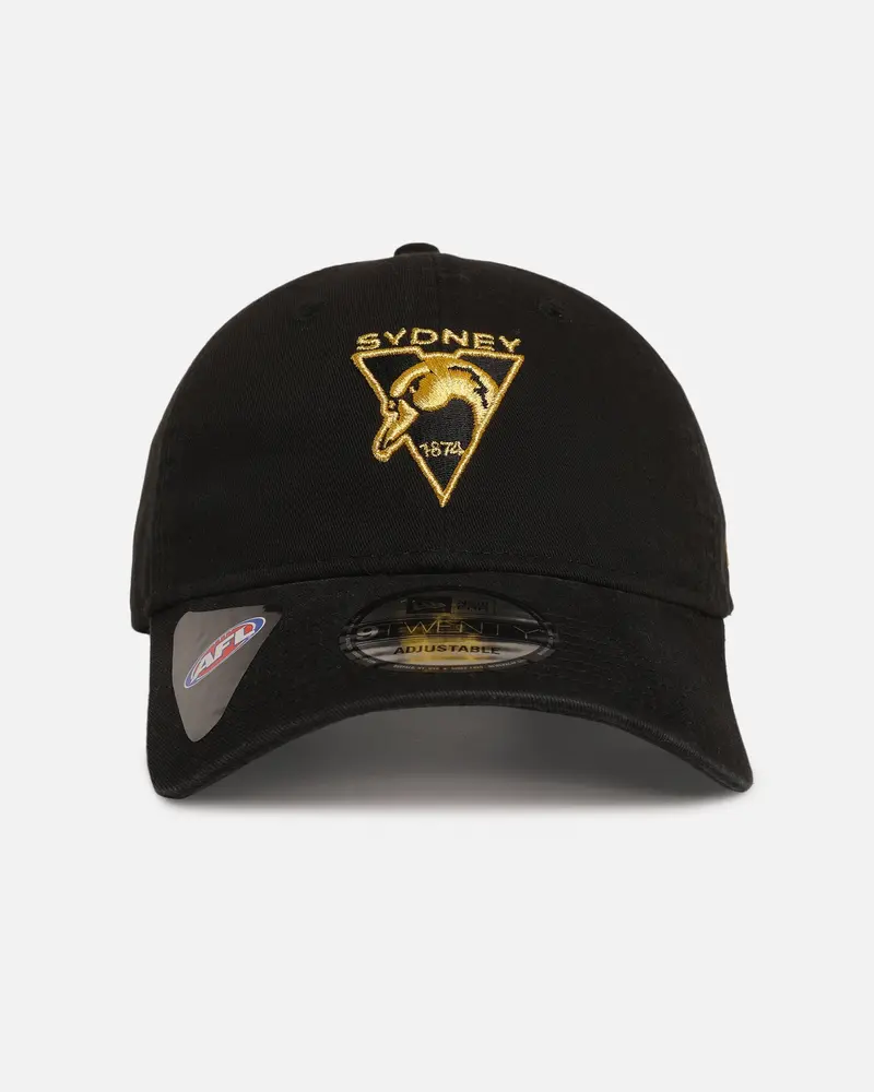 New Era Sydney Swans 'Afl Black & Gold' 9Twenty Strapback Black/Gold 1