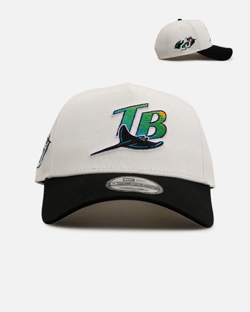 New Era Tampa Bay Rays 'Team Color Visor' 9Forty A-Frame Snapback Chrome/Official Team Color 1