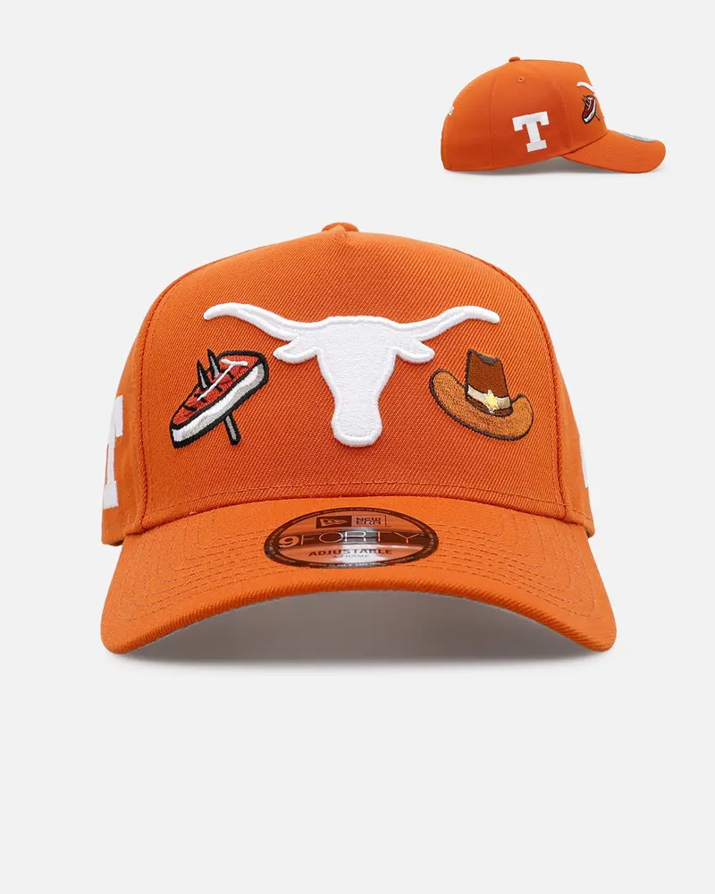 New Era Texas Longhorns 'City Icons' 9Forty A-Frame Snapback Burnt Orange 1