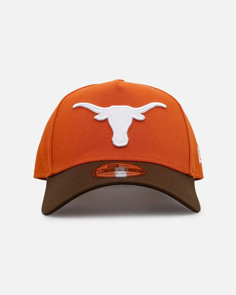 New Era Texas Longhorns 'Walnut Visor' 9Forty A-Frame Snapback Walnut 1