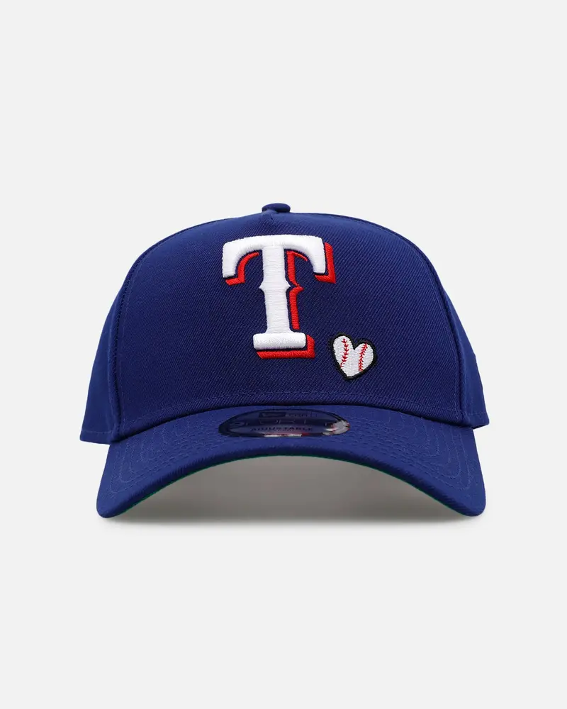 New Era Texas Rangers 'Baseball Hearts' 9Forty A-Frame Snapback Official Team Color 1